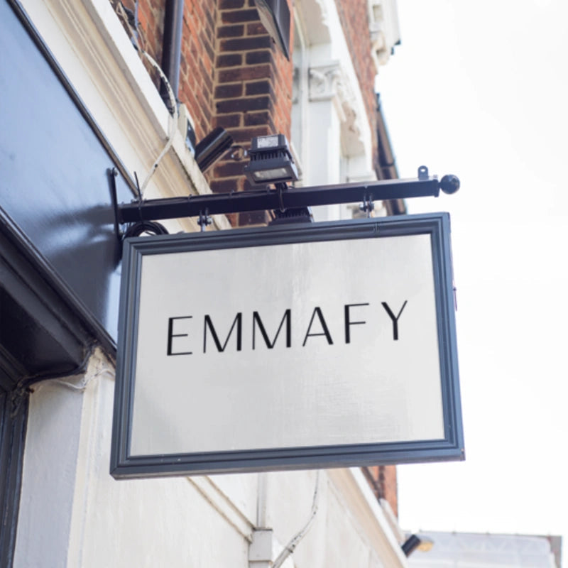 EMMAFY store sign - About us